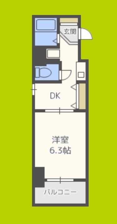エステムコート新大阪(1DK/4階)の間取り写真