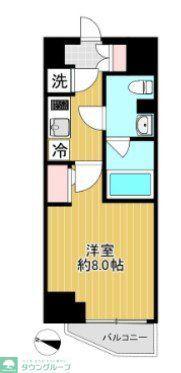 SHOKEN RESIDENCE高島平II(1K/2階)の間取り写真
