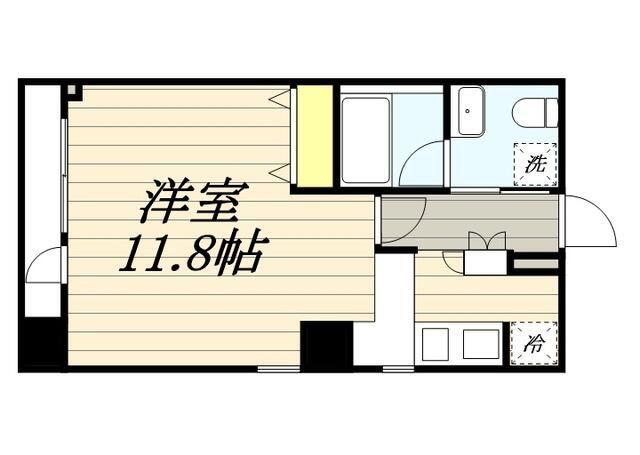 HF八丁堀レジデンスII(1K/12階)の間取り写真