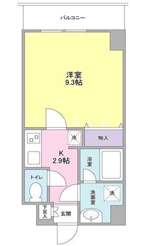 ヒルサイド御茶ノ水(1K/5階)の間取り写真