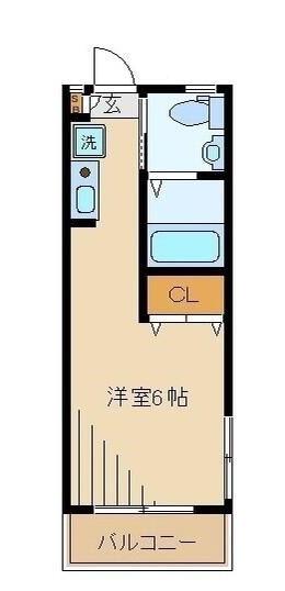ストーリオ高円寺II(ワンルーム/1階)の間取り写真