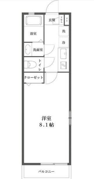 TANNENBAUM(1K/3階)の間取り写真
