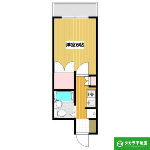 ハルマプラザ(1K/3階)の間取り写真