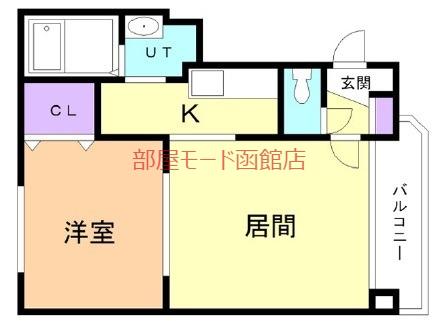 AVANT・GARDEII(1LDK/2階)の間取り写真
