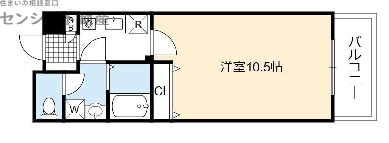 エクセレントOBPバンクス(1K/5階)の間取り写真