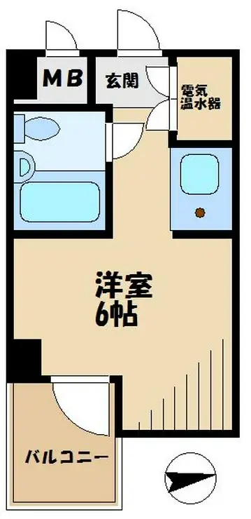 メゾン南平 3階階 間取り