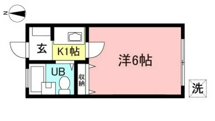ラフォーレ錦 1階階 間取り