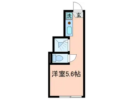 アペックス・堀切V(ワンルーム/1階)の間取り写真