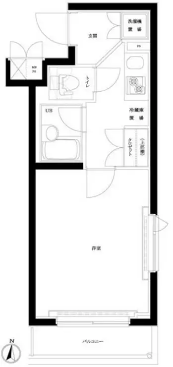 ルーブル武蔵小山弐番館 4階階 間取り