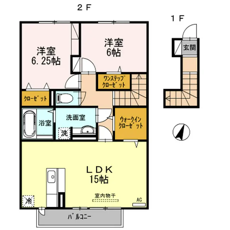 ウィット落合 2階階 間取り