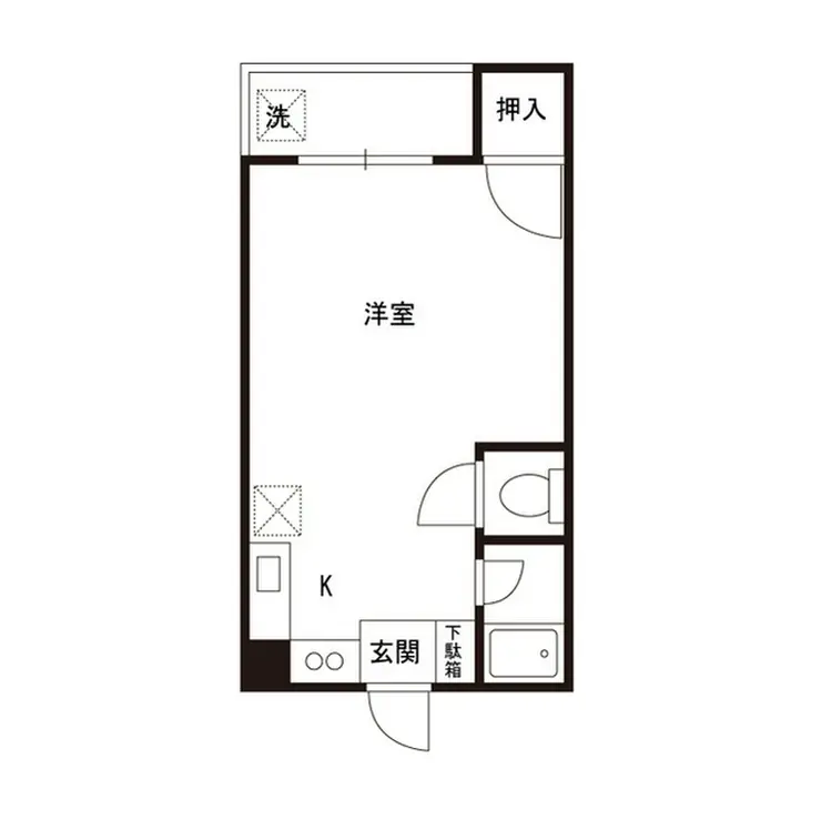 第二清水ハイツ 2階階 間取り