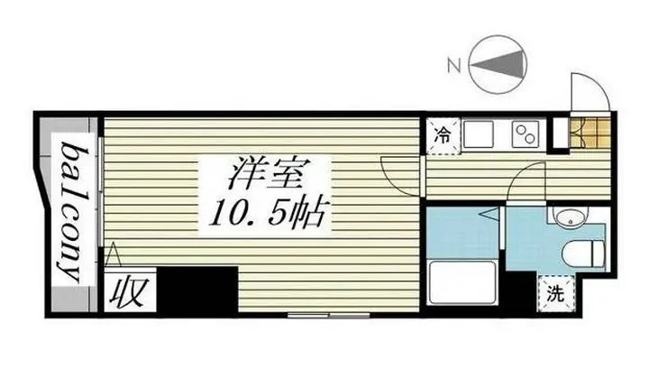 K・HIROO 5階階 間取り