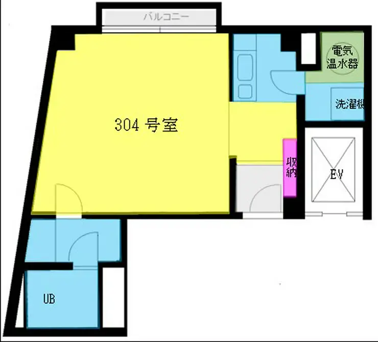 バアクレイ南麻布 3階階 間取り