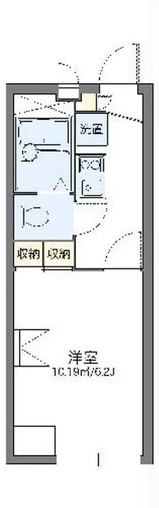 レオパレス東大門 1階階 間取り