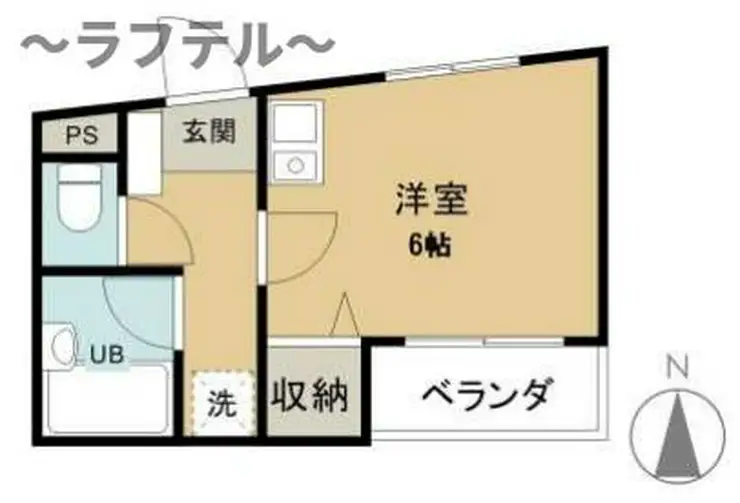 モンシャトー参番館 3階階 間取り