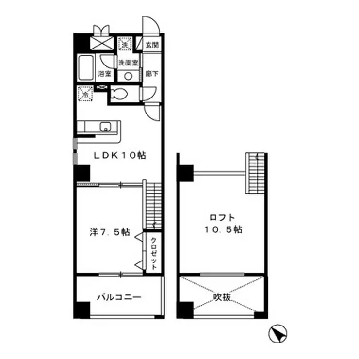 ブリランテ 4階階 間取り