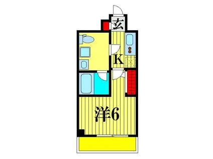 スプレスター立石ステーションフロント(1K/8階)の間取り写真