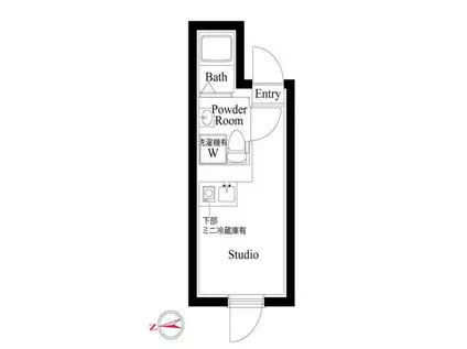 HJプレイス中野(ワンルーム/2階)の間取り写真