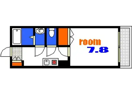 YビルIII(1K/5階)の間取り写真