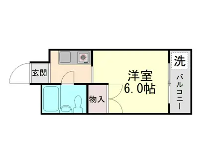 アクティ本山(1K/3階)の間取り写真