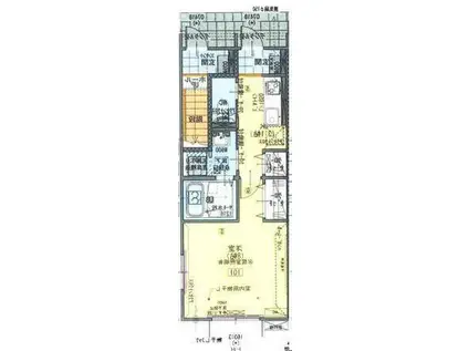 SUN SCHIRMI(1K/1階)の間取り写真