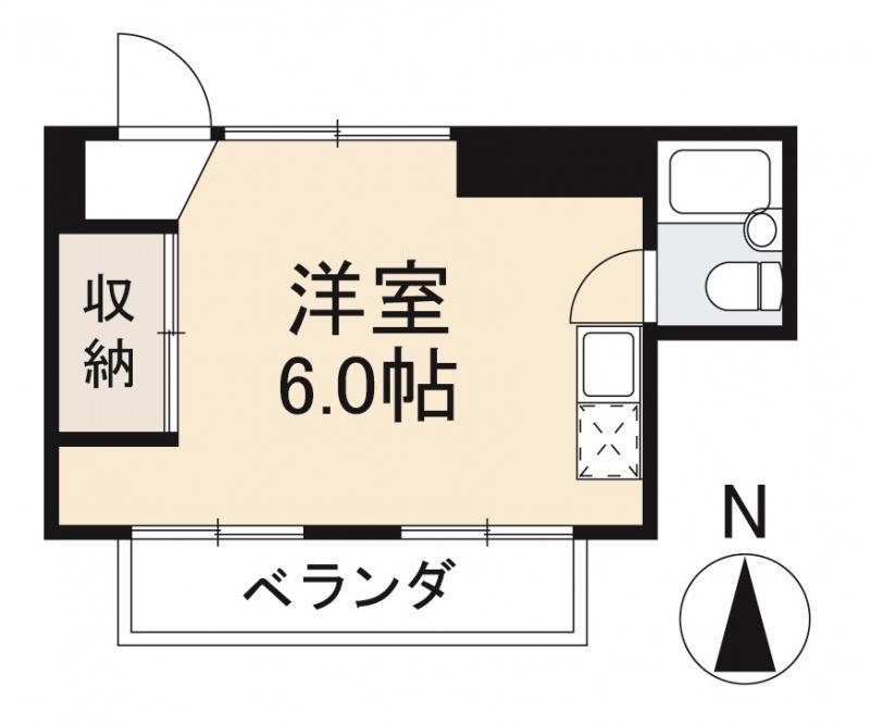 オーレックス扇町ビル(ワンルーム/3階)の間取り写真