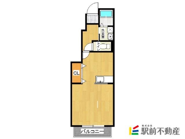 ひまわりハウス武井弐番館(ワンルーム/1階)の間取り写真