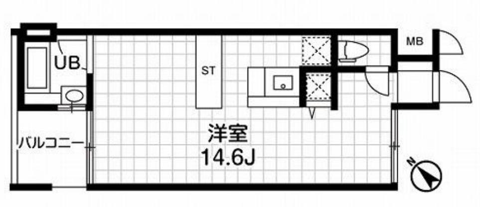 匠空KYOMACHIBORI(ワンルーム/3階)の間取り写真