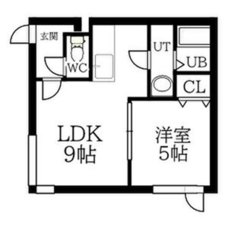 ベラカーサ(1LDK/2階)の間取り写真