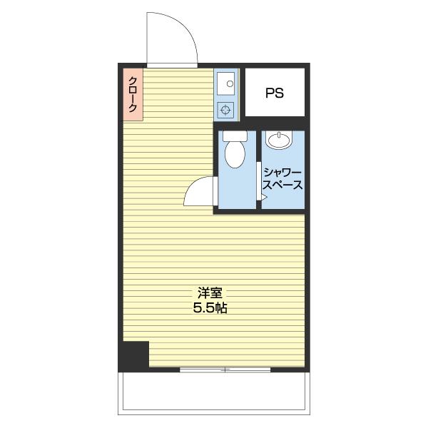 ウィン青山(ワンルーム/9階)の間取り写真