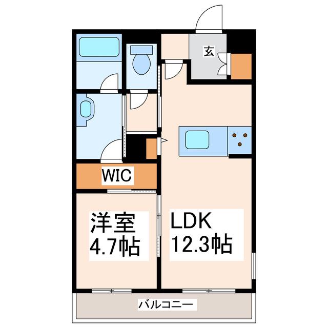 ALOHA O.E(1LDK/3階)の間取り写真