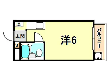 神栄ハイツ(ワンルーム/1階)の間取り写真