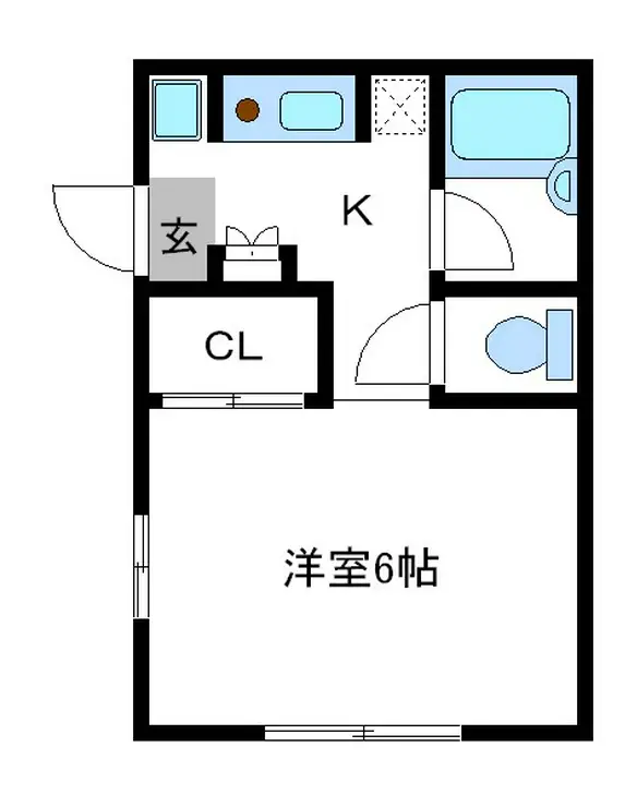 グルヌイーエ下北沢 2階階 間取り