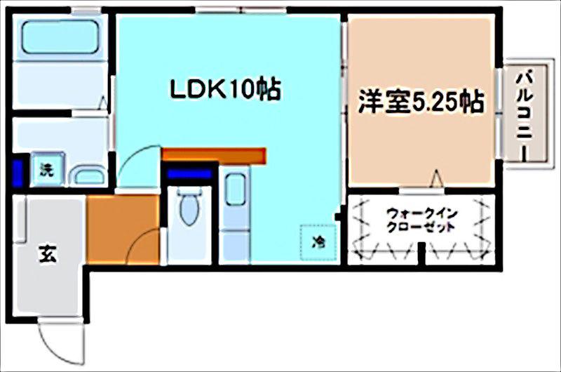 北陸鉄道石川線 馬替駅 徒歩25分 2階建 築15年(1LDK/2階)の間取り写真