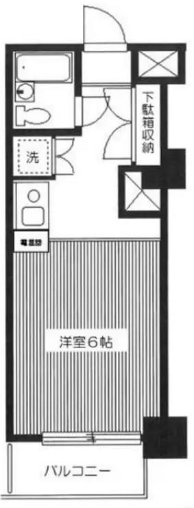 キャッスルマンション代官山 5階階 間取り