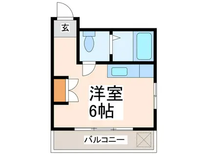 湛ビル(ワンルーム/3階)の間取り写真