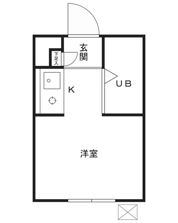マイキャッスル第二梶ヶ谷 1階階 間取り