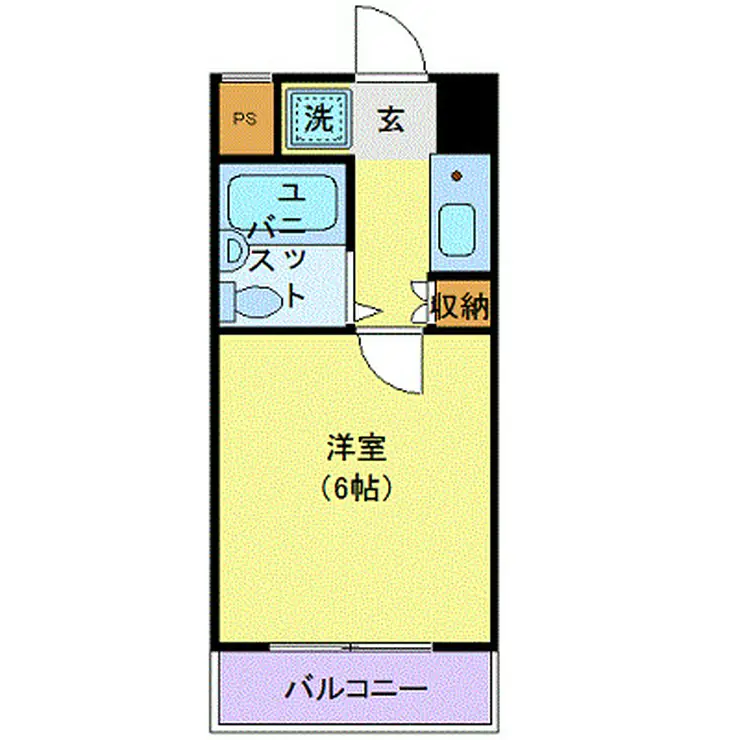 プラーズ新丸子 8階階 間取り