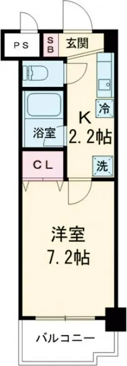 K.Mパークサイド 4階階 間取り