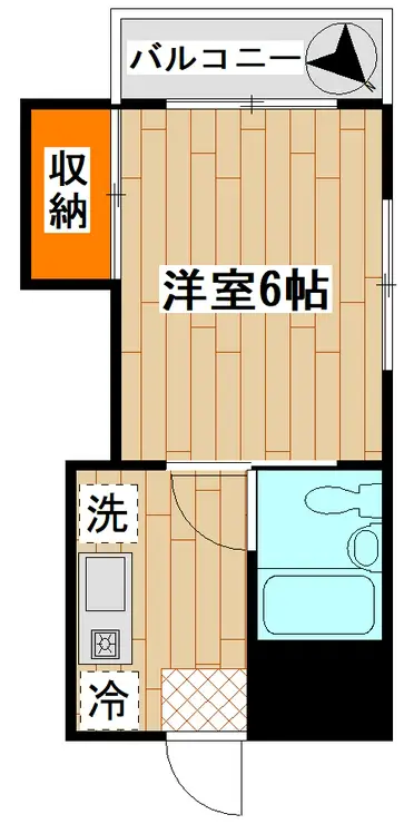 第2セイカマンション 2階階 間取り