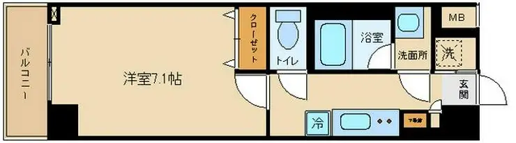 ステージグランデ生田駅前 5階階 間取り