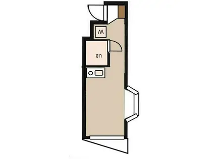 スターゲイツ阪東橋(ワンルーム/4階)の間取り写真