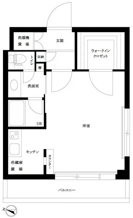 ルーブル学芸大学五番館 3階階 間取り