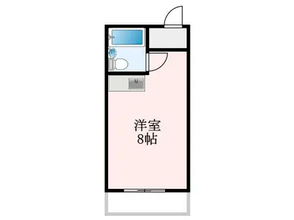 アドバンス錦織(ワンルーム/3階)の間取り写真