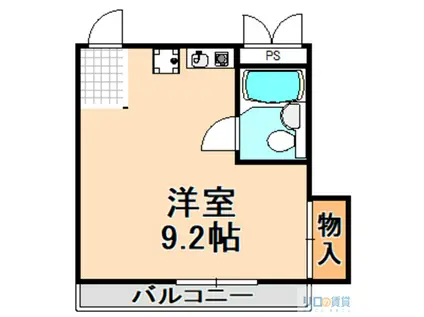 MAISON CERISIER (ワンルーム/2階)の間取り写真