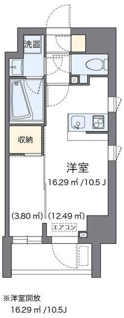 LOVIE麻布十番(ワンルーム/5階)の間取り写真
