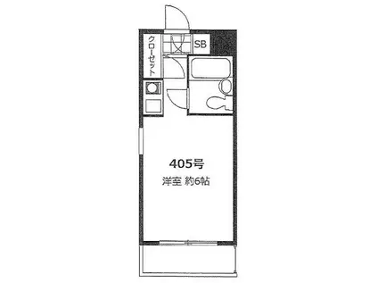 メゾン・ド・ノブレッス(ワンルーム/4階)の間取り写真