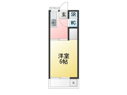 上原コーポラス(1K/3階)の間取り写真