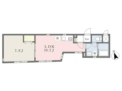 PRECIOUS MORIOKA(1LDK/5階)の間取り写真