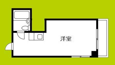 KAISEI上新庄(ワンルーム/2階)の間取り写真